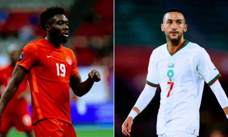 القنوات المفتوحة الناقلة لمباراة المغرب وكندا في كأس العالم 2022